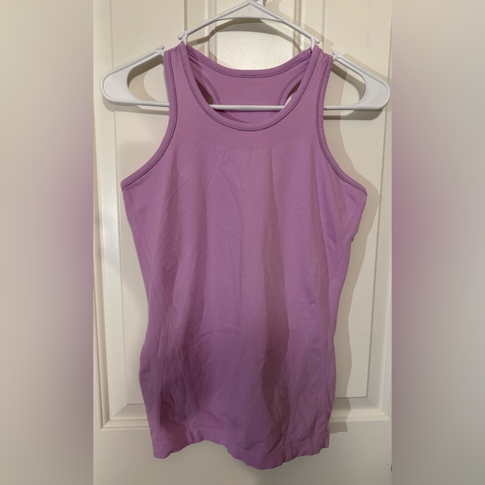 Athleta Light Purple Racerback Tank Top